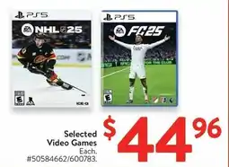 Walmart Selected Video Games offer