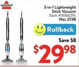 Walmart 3-in-1 Lightweight Stick Vacuum offer