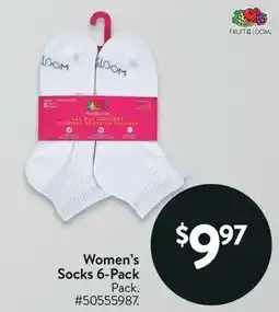 Walmart Women's Socks offer