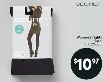 Walmart Women's Tights offer