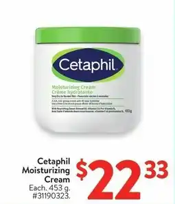 Walmart Cetaphil Moisturizing Cream offer