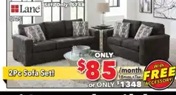 Surplus Furniture Wowza Mink Sofa & Loveseat offer