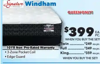 Surplus Furniture Windham Queen Mattress Set offer