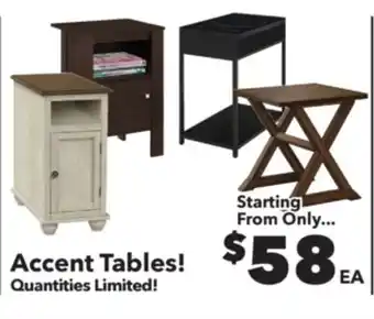 Surplus Furniture Accent Tables offer