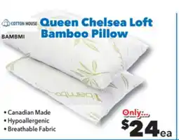 Surplus Furniture Queen Chelsea Loft Bamboo Pillow offer