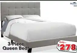 Surplus Furniture Grey Queen Bed Complete offer