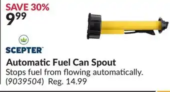 Princess Auto Automatic Fuel Can Spout offer