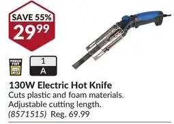 Princess Auto 130W Electric Hot Knife offer