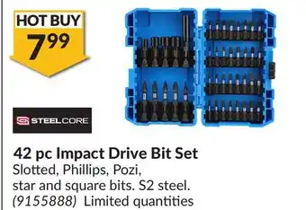 Princess Auto 42 pc Impact Drive Bit Set offer