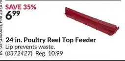 Princess Auto 24 in. Poultry Reel Top Feeder offer