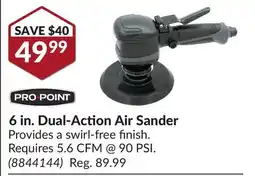 Princess Auto 6 in. Dual-Action Air Sander offer