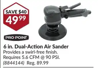 Princess Auto 6 in. Dual-Action Air Sander offer