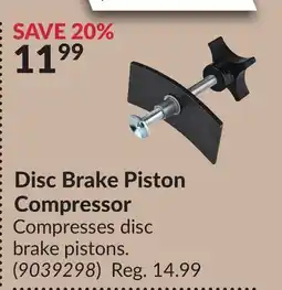 Princess Auto Disc Brake Piston Compressor offer