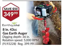 Princess Auto 8 in. 43cc Gas Earth Auger offer