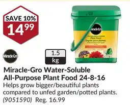 Princess Auto Miracle-Gro Water-Soluble All-Purpose Plant Food offer