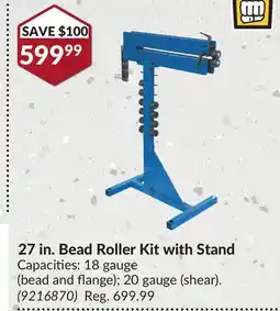 Princess Auto 27 in. Bead Roller Kit with Stand offer