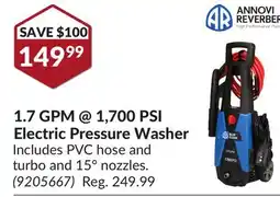 Princess Auto 1.7 GPM @ 1,700 PSI Electric Pressure Washer offer