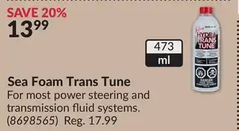 Princess Auto Sea Foam Trans Tune offer