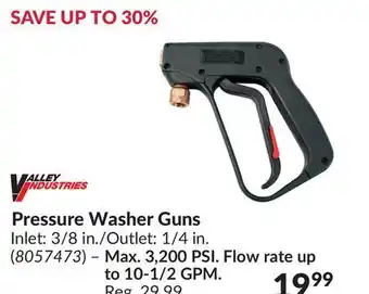 Princess Auto Pressure Washer Guns offer