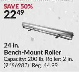 Princess Auto 24 in. Bench-Mount Roller offer