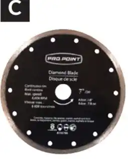 Princess Auto 7 in. Continuous Diamond Cutting Blades offer