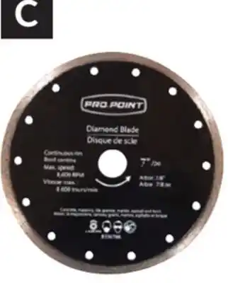 Princess Auto 7 in. Continuous Diamond Cutting Blades offer