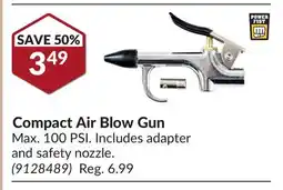 Princess Auto Compact Air Blow Gun offer