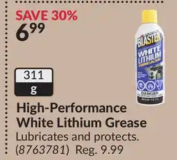 Princess Auto High-Performance White Lithium Grease offer