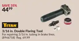 Princess Auto 3/16 in. Double Flaring Tool offer