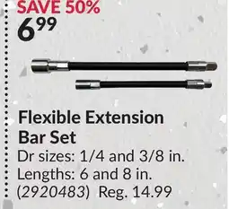 Princess Auto Flexible Extension Bar Set offer