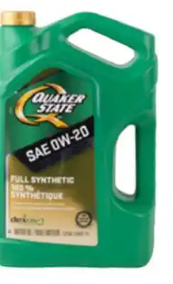 Princess Auto 0W20 Quaker State Full-Synthetic Motor Oils offer