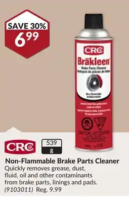 Princess Auto Non-Flammable Brake Parts Cleaner offer