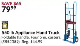 Princess Auto Appliance Hand Truck offer