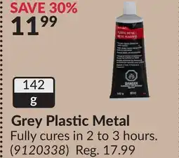 Princess Auto Grey Plastic Metal Fully cures offer