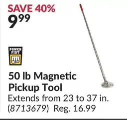 Princess Auto 50 lb Magnetic Pickup Tool offer