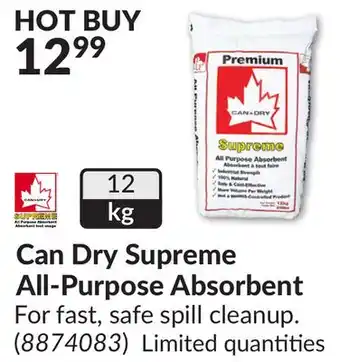 Princess Auto Can Dry Supreme All-Purpose Absorbent offer