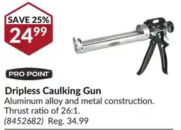 Princess Auto Dripless Caulking Gun offer