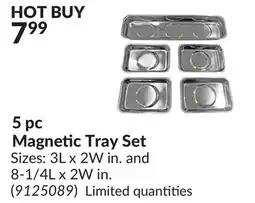 Princess Auto 5 pc Magnetic Tray Set offer