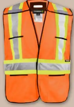 Princess Auto One-Size High-Vis Tear-Away Safety Vests offer