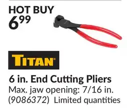 Princess Auto 6 in. End Cutting Pliers offer