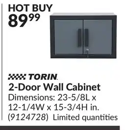 Princess Auto 2-Door Wall Cabinet offer