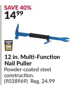 Princess Auto 12 in. Multi-Function Nail Puller offer