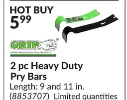 Princess Auto 2 pc Heavy Duty Pry Bars offer