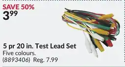 Princess Auto 5 pr 20 in. Test Lead Set offer