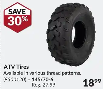 Princess Auto ATV Tires – 145/70-6 offer