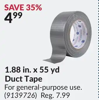 Princess Auto 1.88 in. x 55 yd Duct Tape offer