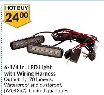 Princess Auto 6-1/4 in. LED Light with Wiring Harness offer