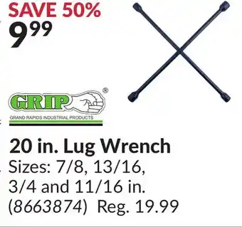 Princess Auto 20 in. Lug Wrench offer