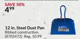 Princess Auto 12 in. Steel Dust Pan offer