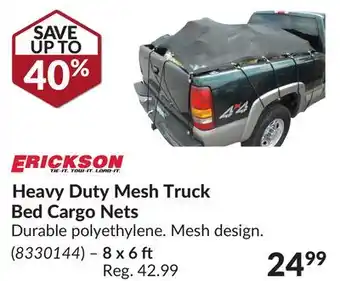 Princess Auto Heavy Duty Mesh Truck Bed Cargo Nets offer